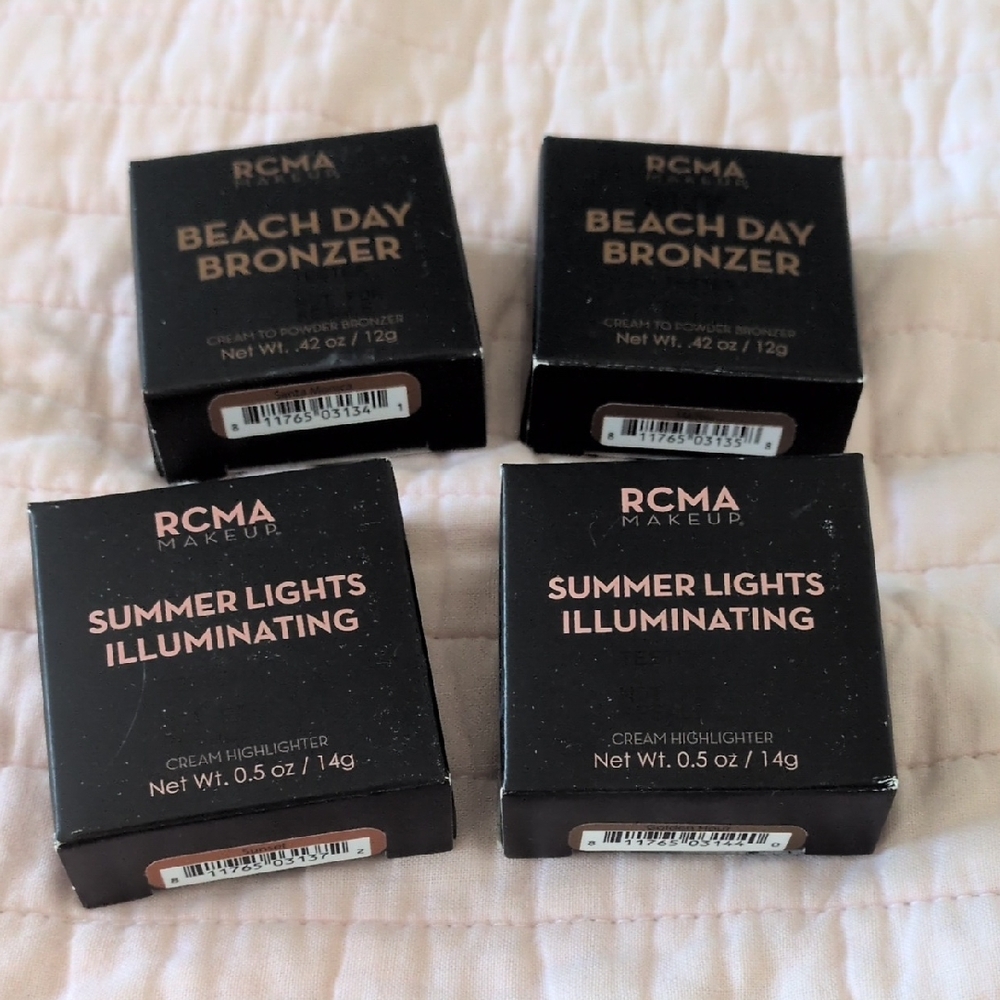 RCMA Makeup Bronzer and Highlighter Set